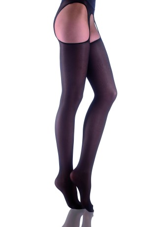 Collant fantaisie femme Caline effet porte jarretelle Collant fantaisie femme Caline effet porte jarretelle