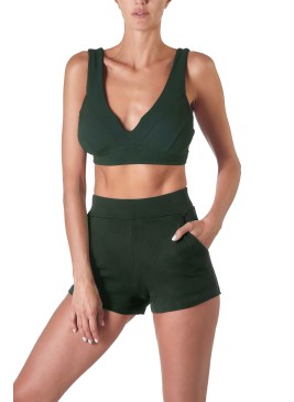 PAROS Haut de Maillot de Bain Vert