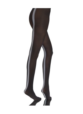 Collants fantaisie noir et blanc ligne femme Alex